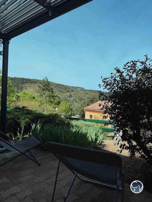 St-Germain - Les Terrasses De L'Ardeche - Piscine Apartman Salavas Kültér fotó