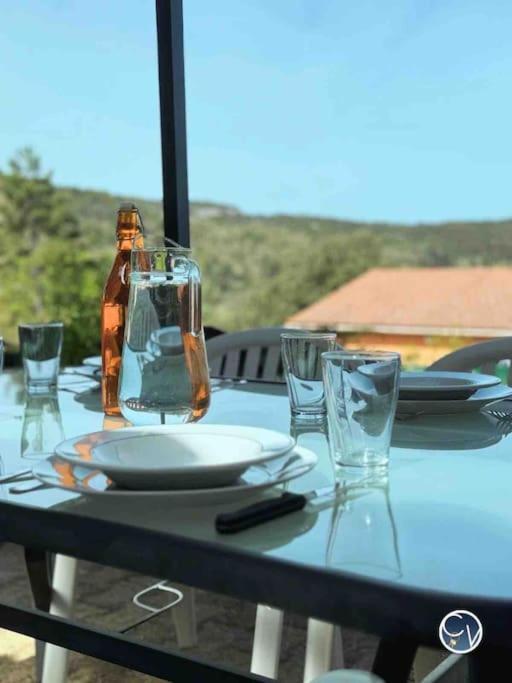 St-Germain - Les Terrasses De L'Ardeche - Piscine Apartman Salavas Kültér fotó