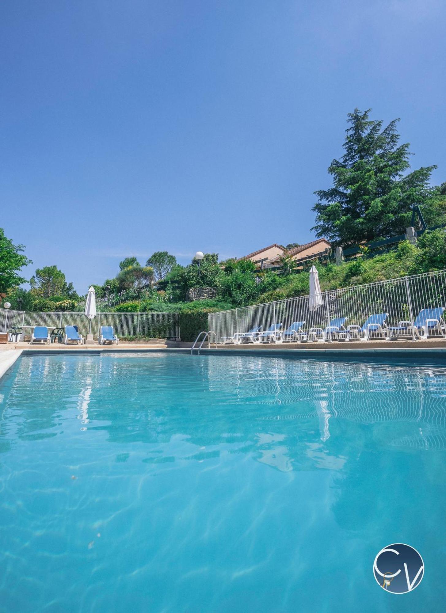 St-Germain - Les Terrasses De L'Ardeche - Piscine Apartman Salavas Kültér fotó